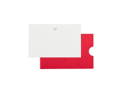 Komplimentka s pouzdrem - srdce (Barva tmavě červená)