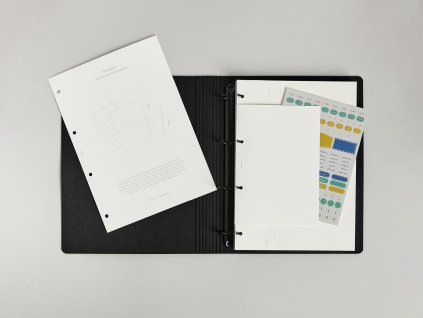 papelote šířkové foto malá plánovací sada A44