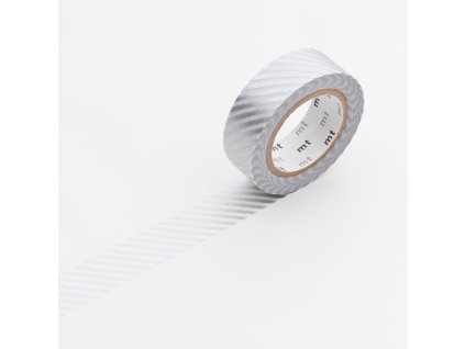 mt washi pásky – pruhované (Barva červená)