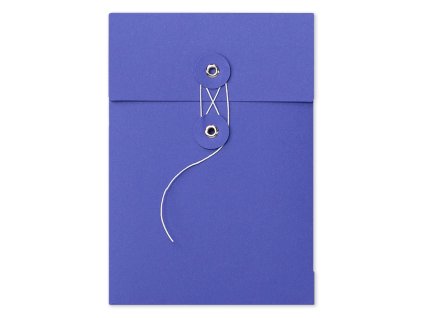 Obálka se zavazováním - Japan A6 (Barva tmavě červená)