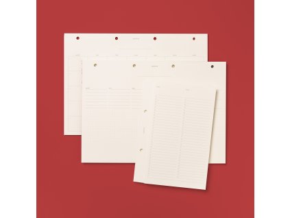 Sada náplní pro plánování – A4 (Vybrat variantu s týdenním plánovačem)