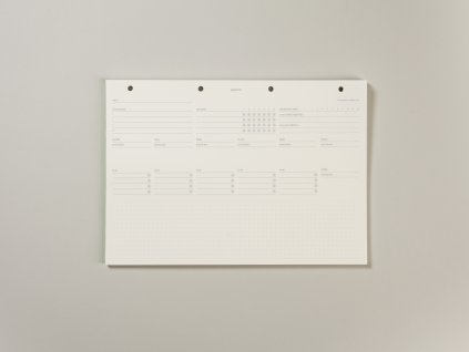Týdenní plánovač Priority Planoo A4