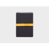 Kroužkový blok Spiral A5 černý s gumičkou