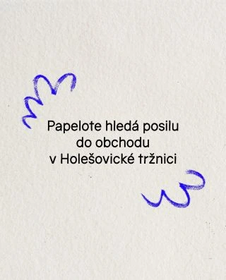 Hledáme posilu pro náš tým! 🩵 Do prodejny a infopointu v Holešovické tržnici hledáme někoho, koho baví práce s lidmi a...