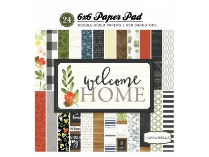 cbwho74015 welcome home 6x6 paper pad cover