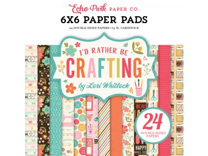 IBC138023 Id Rather Be Crafting Paper Pad Cover 58792.1499361167.1000.1000