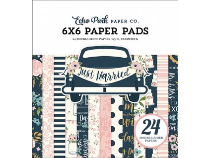 JM153023 Just Married Paper Pad Cover