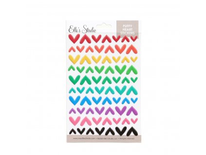 Elles Studio May 2020 Puffy Heart Stickers