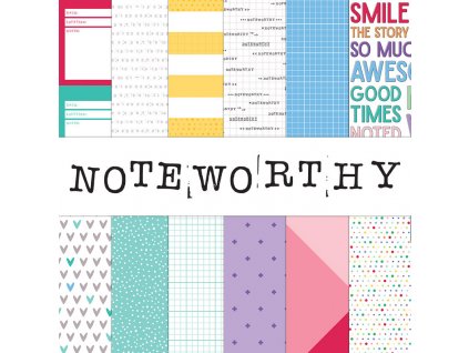 EllesStudio Noteworthy 12x12PaperCollection NW017