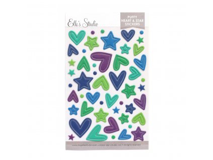 Elles Studio June 2022 Cool Puffy Heart and Star Stickers 96e68c8b 24d7 463b 9ed4 1ec218b9e7ea