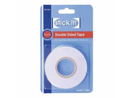 stick it 18m double sided tape 6mm sti 7101