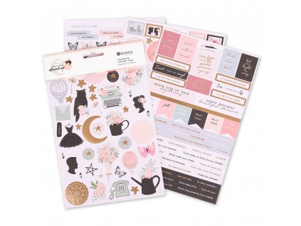 167827 Rosies studio BD cardmaking scrapbooking papercraft supplies Sticker Pack web