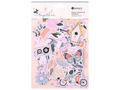 17663 better together cardstock diecut ephemera