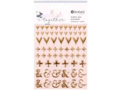 Better Together puffy stickers