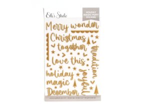 Elles Studio Document December 2021 Holiday Magic Puffy Stickers