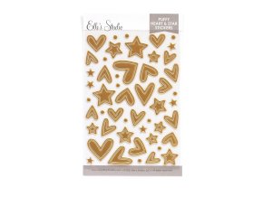 Elles Studio Sincere Sentiments Puffy Heart and Star Stickers 0e1065ab 8050 4a9f b884 466eced449d0