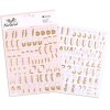 167977 Rosies studio NU cardmaking scrapbooking papercraft supplies Chipboard Alphas WEB