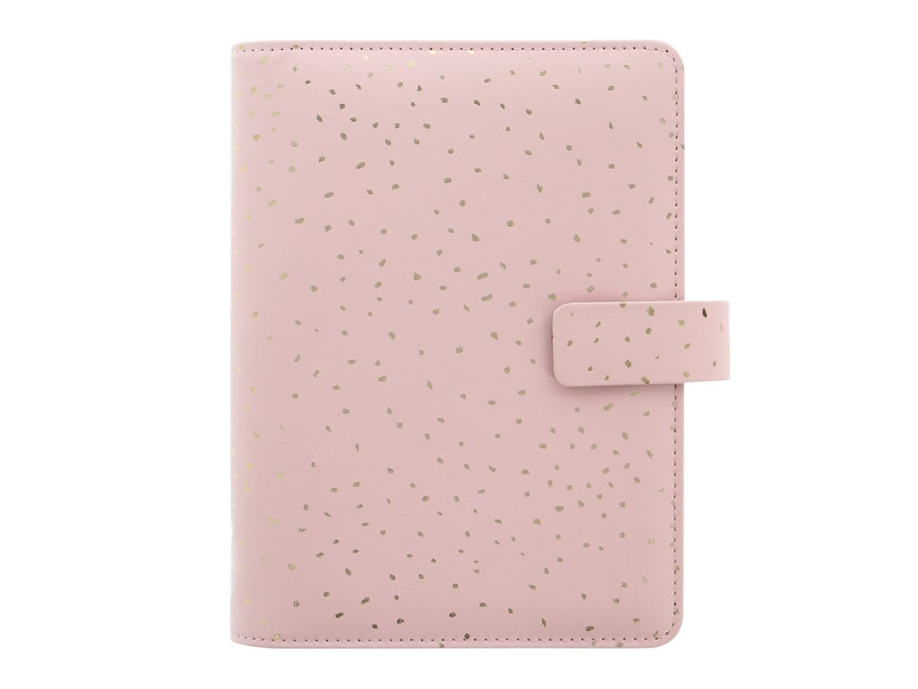 osobni diar filofax confetti a6 rose quartz 2021 1