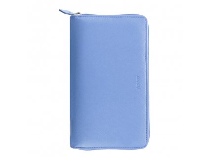 022592 Saffiano Zip Personal Compact Vista Blue