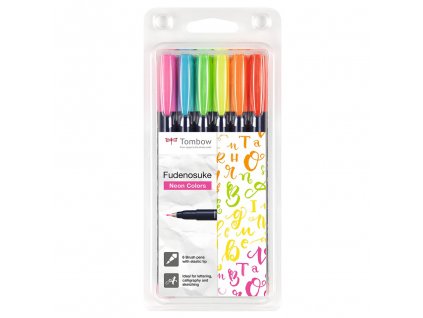 Tombow Fudenosuke Neon Paperlove