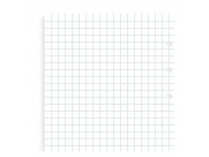 Čtverečkované papíry - náplň Filofax Clipbook