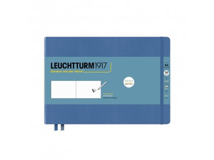 skicak leuchtturm1917 landscape a5 denim 112 stran