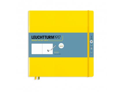 skicak leuchtturm1917 square 225 x 225mm lemon 112 stran