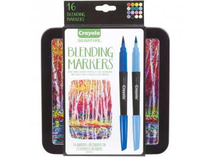 crayola signature blending markers sada 16ks 1