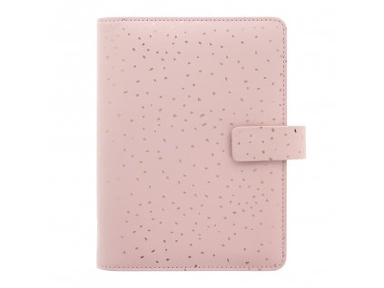 osobni diar filofax confetti a6 rose quartz 2021 1