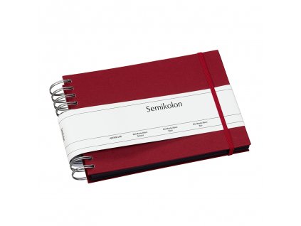 skicak album semikolon mini mucho cerne listy burgundy