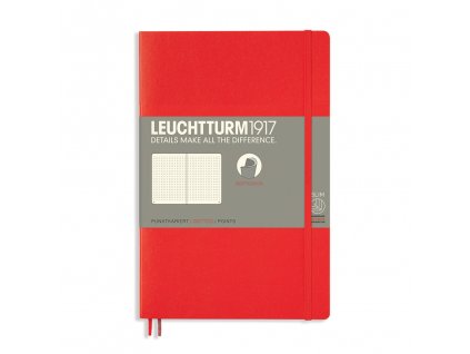 teckovany zapisnik leuchtturm1917 b6 softcover red