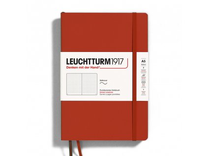 teckovany zapisnik leuchtturm1917 medium a5 softcover fox red 1