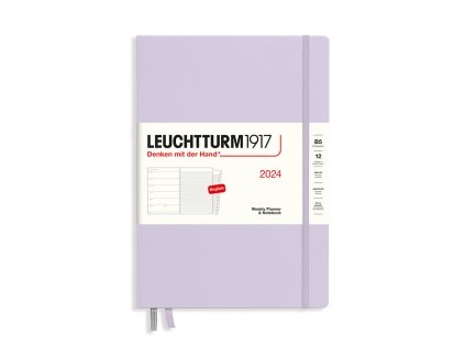 tydenni diar 2024 zapisnik leuchtturm1917 composition b5 hardcover lilac