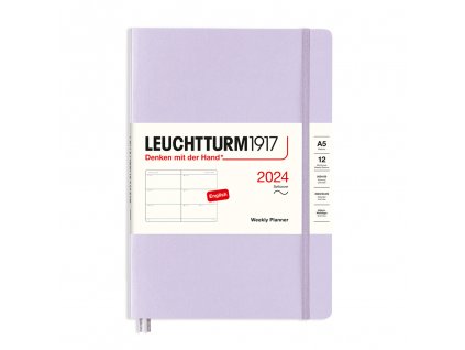 tydenni diar 2024 leuchtturm1917 medium softcover a5 lilac