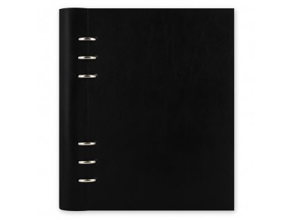 poznamkovy blok filofax clipbook monochrome a5 cerna