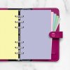 Pastelové tečkované papíry - náplň do diářů Filofax