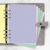 Pastelové tečkované papíry - náplň do diářů Filofax