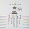zvyraznovace zebra mildliner highlighters fluorescent 1
