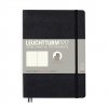 Teckovany zapisnik Leuchtturm1917 Medium Softcover Black