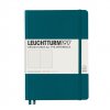 teckovany zapisnik leuchtturm1917 medium a5 pacific green