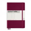 teckovany zapisnik leuchtturm1917 medium a5 port red