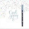 tombow dual brush pen sada 6ks gray colors 1