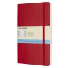 teckovany zapisnik moleskine l a5 mekke desky cervena 1