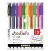 gelova pera zebra doodler z neon sada 10ks