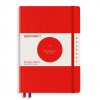 teckovany zapisnik leuchtturm1917 bauhaus edition medium a5 red 1