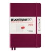 tydenni diar 2022 zapisnik leuchtturm1917 medium a5 port red