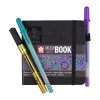 skicak sakura sketch notebook black 12 x 12 cm 80 stran 2
