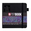 skicak sakura sketch notebook black 12 x 12 cm 80 stran 1