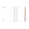 filofax notebook pastel a5 broskvova 2