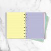 pastelove linkovane papiry napln filofax notebook a5 2